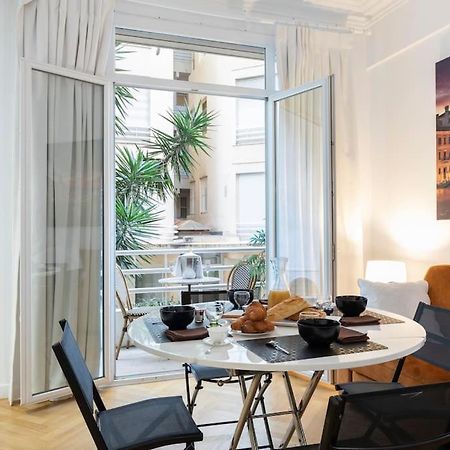 Promenade, 2Pieces Chic Et Clim Avec Terrasse Apartment นีซ ภายนอก รูปภาพ