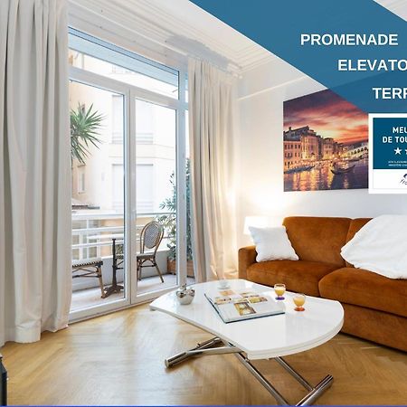 Promenade, 2Pieces Chic Et Clim Avec Terrasse Apartment นีซ ภายนอก รูปภาพ